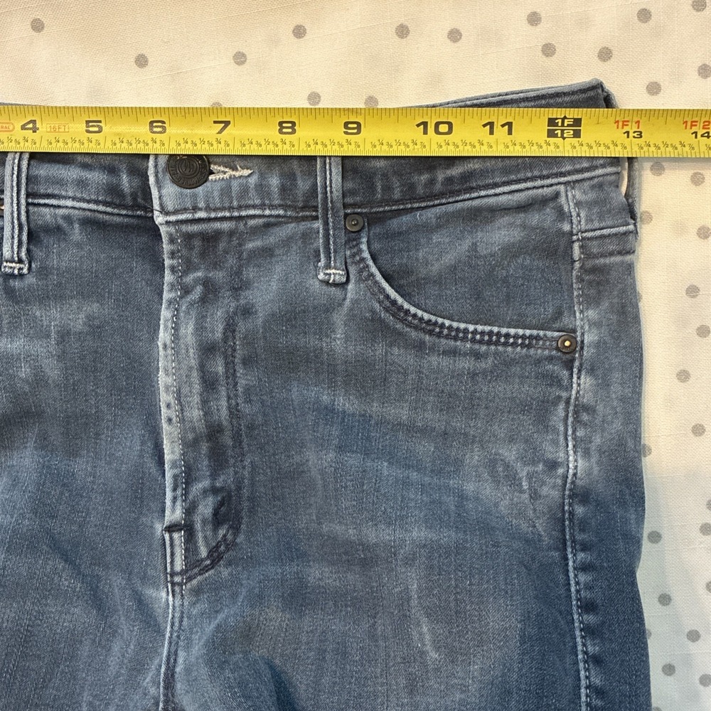 Mother Mid Rise Dazzler Skimp Jeans 26 Night Tripper Slim Strait USA - Picture 8 of 10